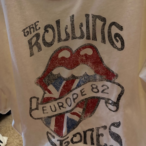 the Rolling Stones Tops - Rolling Stones Cropped Tee